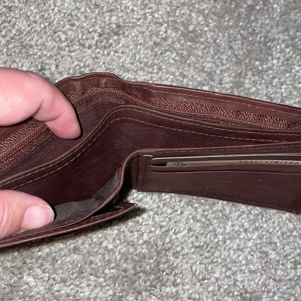 New brown wallet with cc slot’s genuine